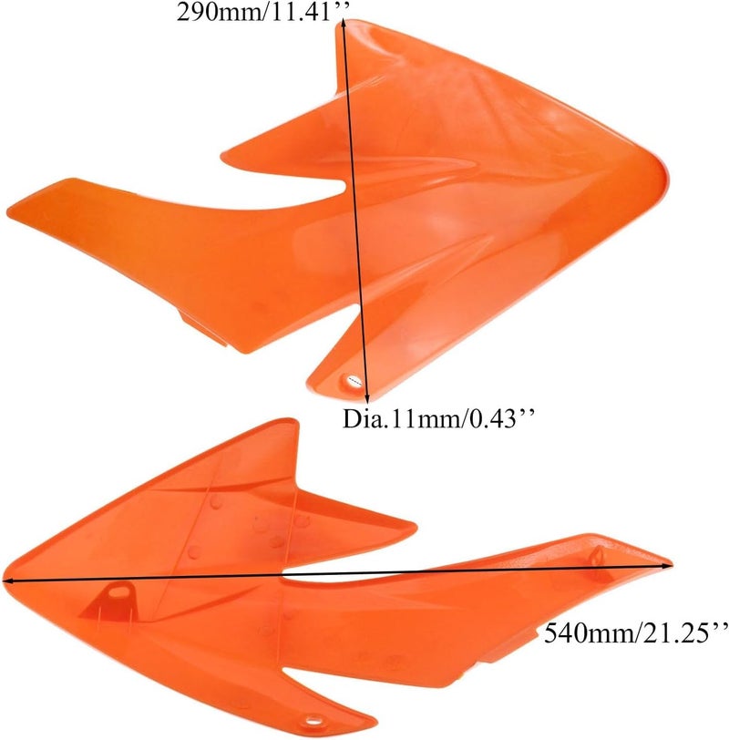 PRO BAT 7Pcs Plastic Fender Fairing Kit For CRF70 CRF70F Off Road Dirt Pit Bike Motocross，Blue - Image 3